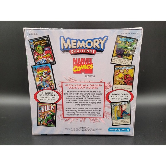 Hasbro | Games | Marvel Comics Memory Challenge Collectors Edition ...